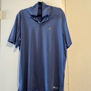 Ralph Lauren Navy Striped Polo Shirt